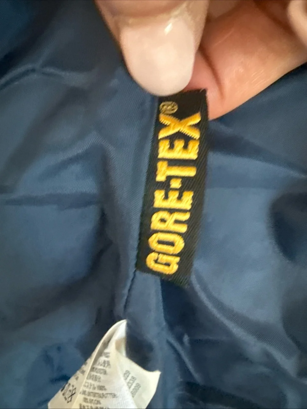 Eddie Bauer Men's Gore-Tex Wind-Resistant Raincoat Size XXL Blue